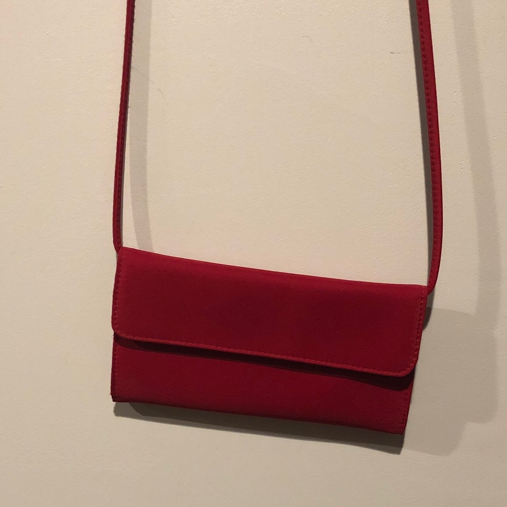 Red Envelope Style Crossbody Wallet Bag